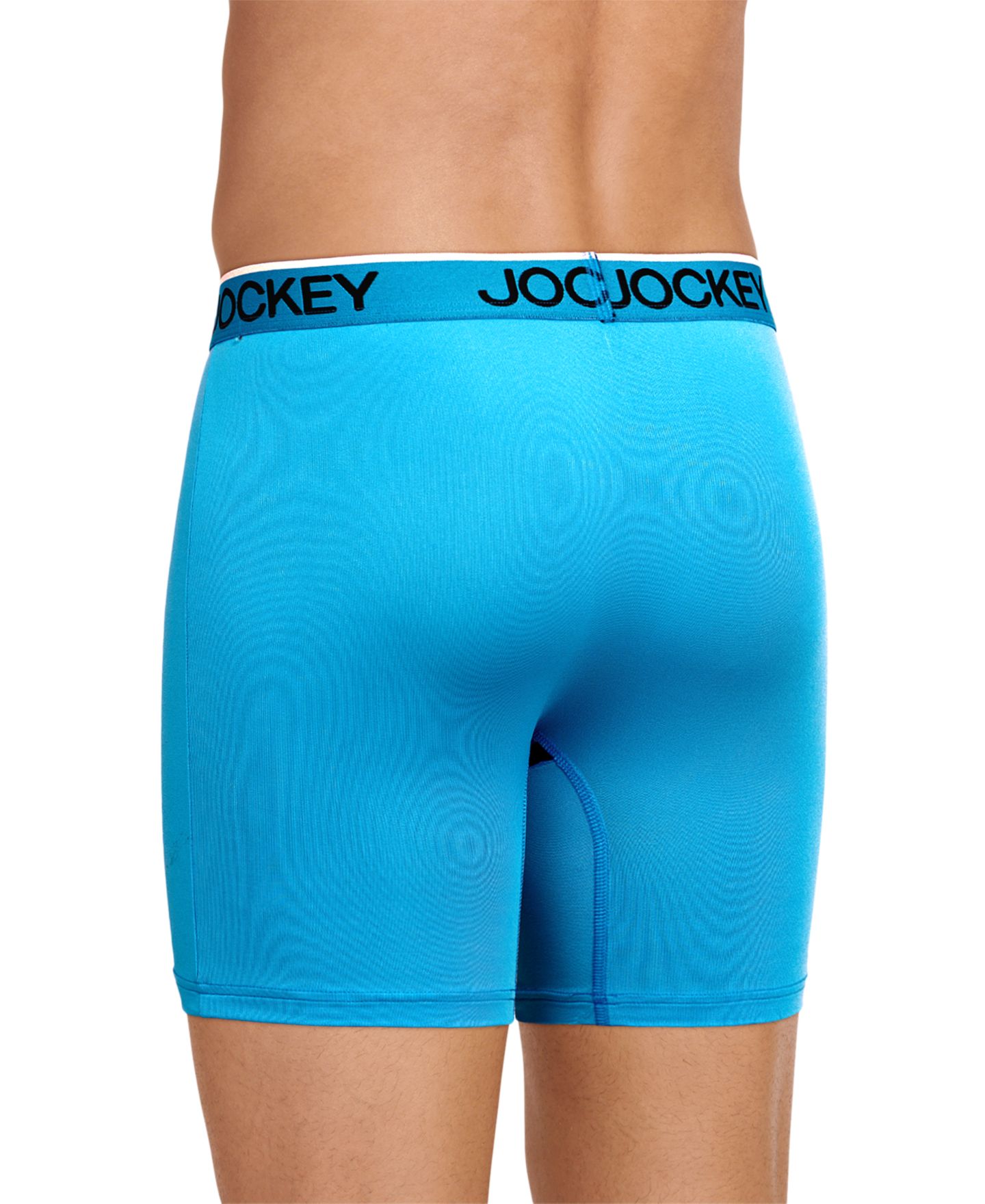 Мужские трусы Jockey Chafe Proof Pouch Microfiber 7" Boxer Brief - 3 Pack, цвет: Чёрный — фото 7