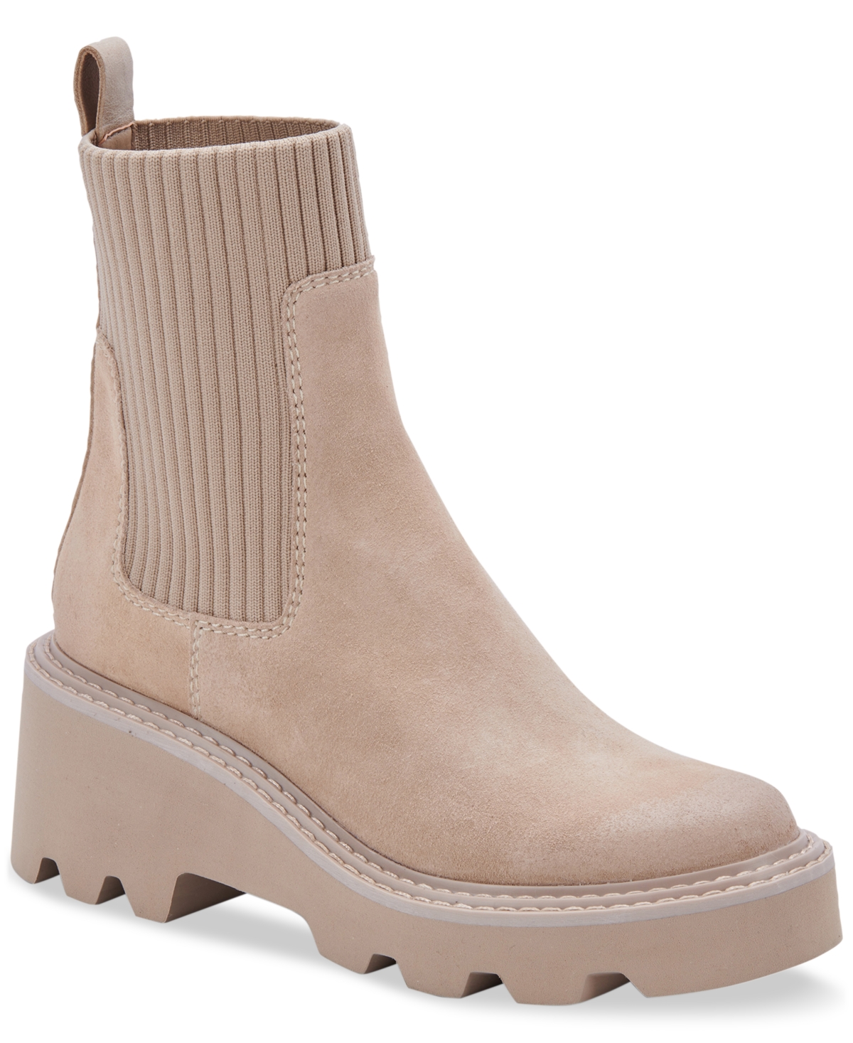 Dolce Vita Hoven H20 Waterproof Bootie In Dune Suede Ho