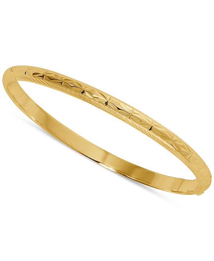Macys gold bangles sale