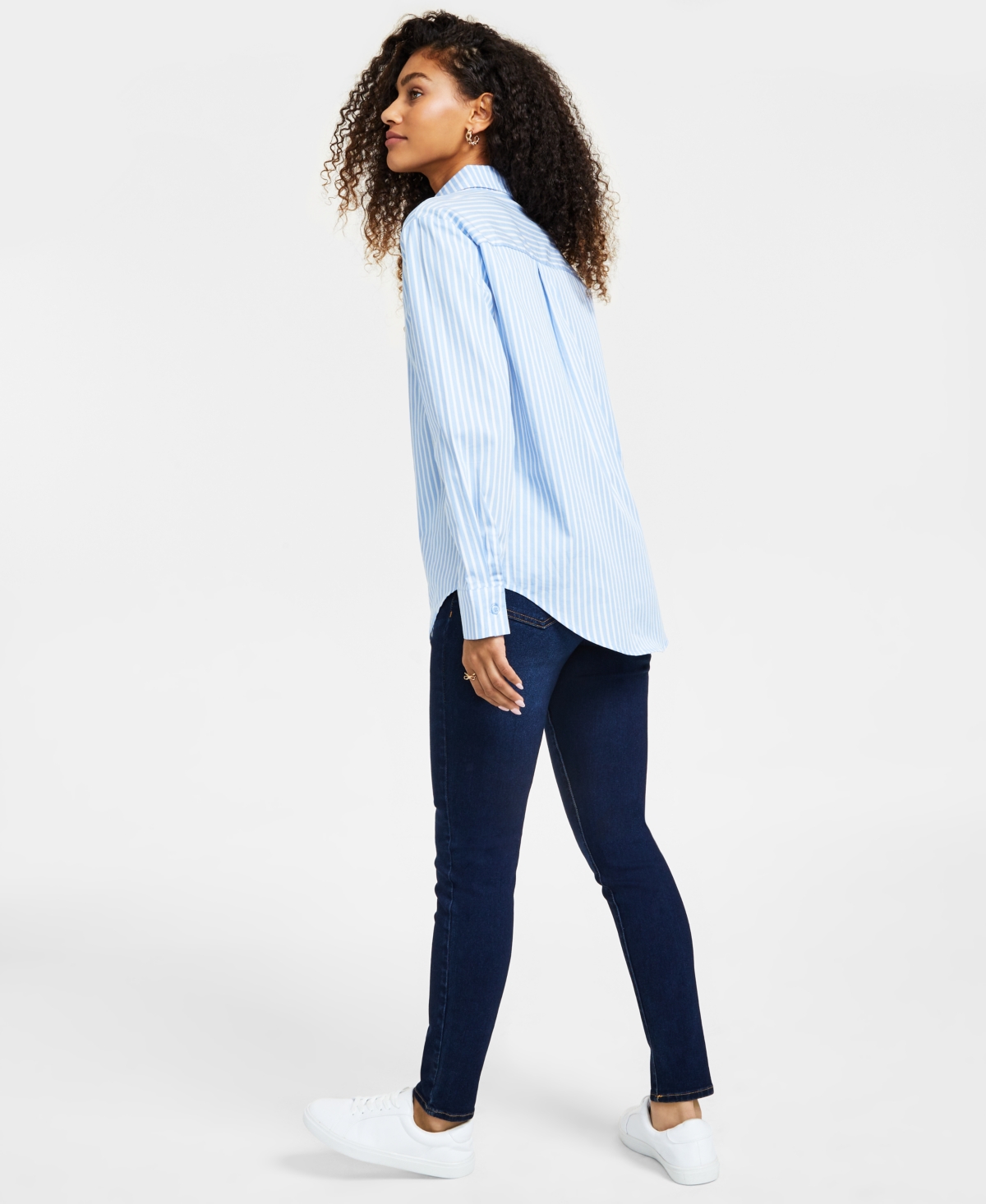 Dollhouse Curvy Double Button High Rise Skinny Jeans