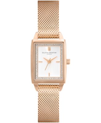 Olivia burton rose gold strap best sale