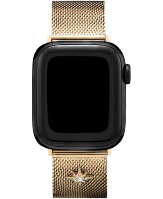 Olivia Burton Women s Gold Tone Stainless Steel Mesh Bracelet Apple Watch Strap 38 40 41mm Macy s