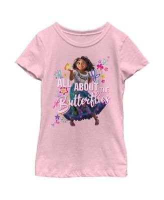 Disney Girl's Encanto Mirabel All About the Butterflies Child T-Shirt ...