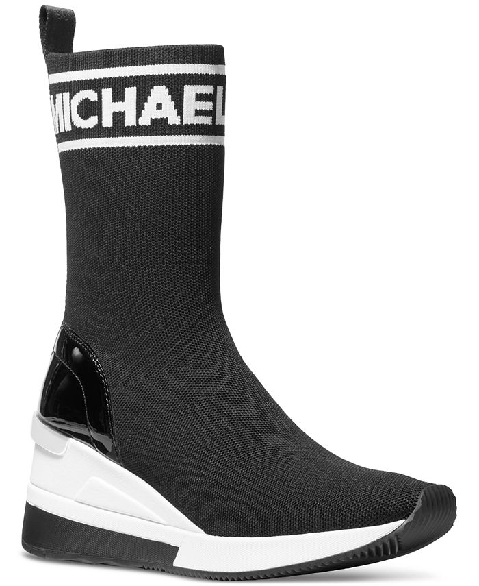 Michael Kors Women's Skyler Sock Bootie Sneakers - Macy's