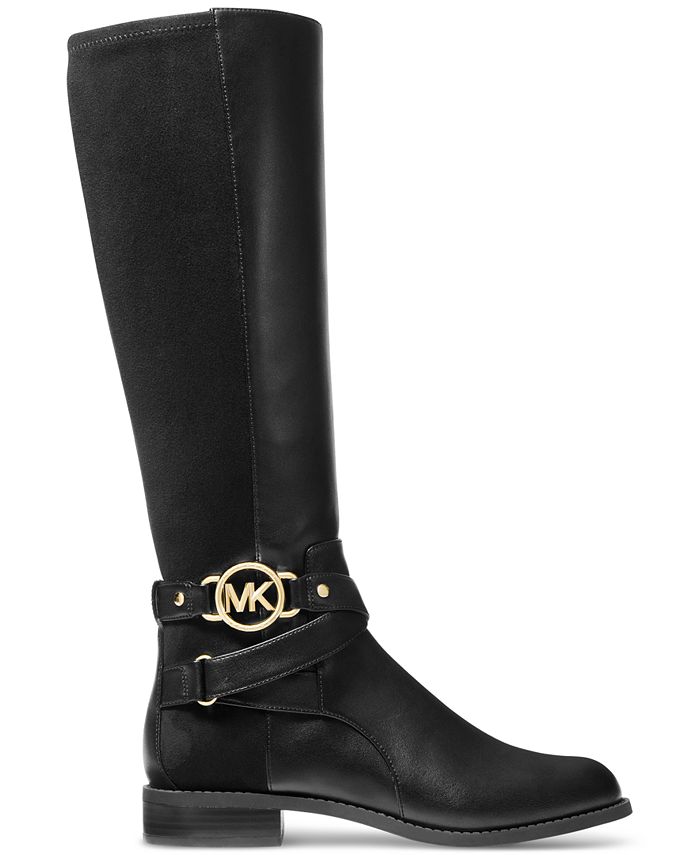 Michael Kors Women's Rory Logo Strap Riding Boots - Macy's