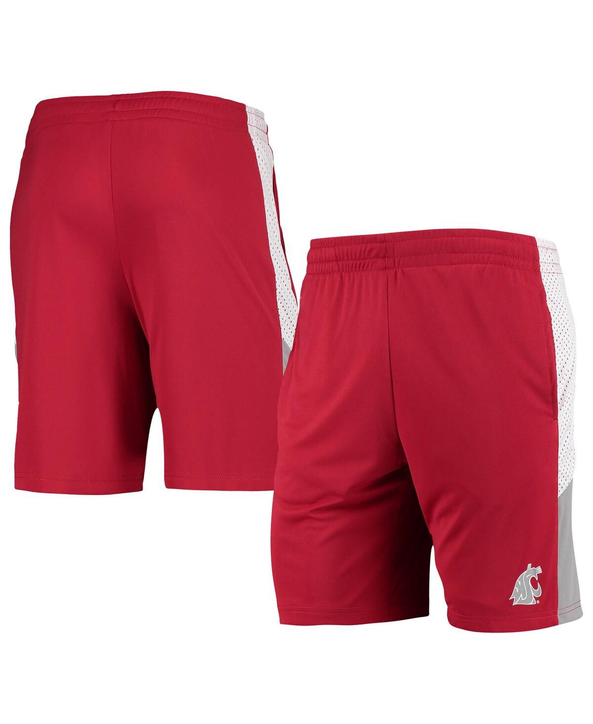 Colosseum Men's  Crimson Washington State Cougars Very Thorough Shorts