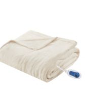 Ivory Cream King Size Electric Blanket Shop Heated Blankets Macy s
