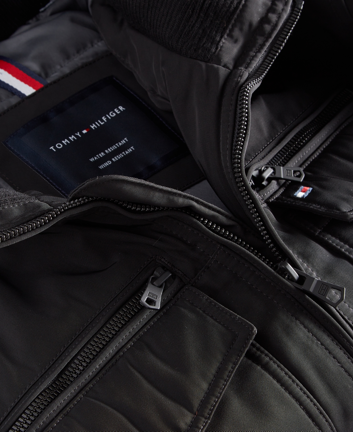 Tommy Hilfiger Men's Four-Pocket Filled Performance Bomber Jacket