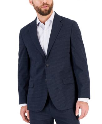 Mens Modern-Fit Bi-Stretch Fall Suit