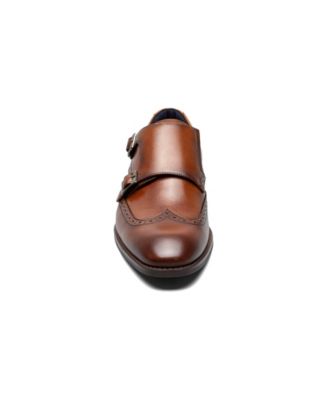 Men's Karson Wingtip Double-Monk Strap Dress Shoe