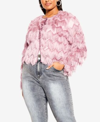 City Chic Trendy Plus Size Spring Fling Jacket - Macy's