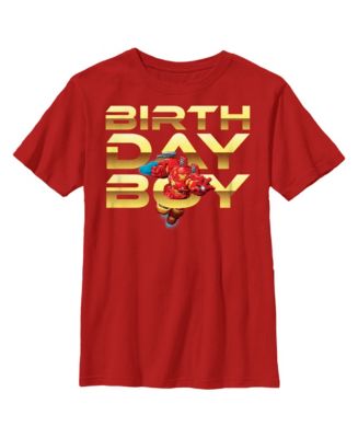 Marvel Boy's Birthday Boy Hulkbuster Child T-Shirt - Macy's