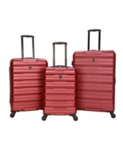 American Flyer Fleur De Lis 4-Piece Luggage Set - Red