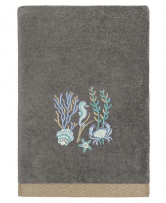 Turkish Cotton Aaron Embellished 3-Pc. Bath Towel Set