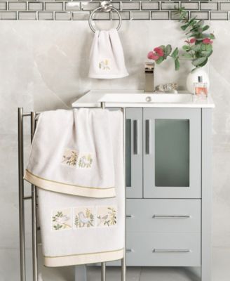 Turkish Cotton Belinda Embellished 2-Pc. Fingertip Towel Set