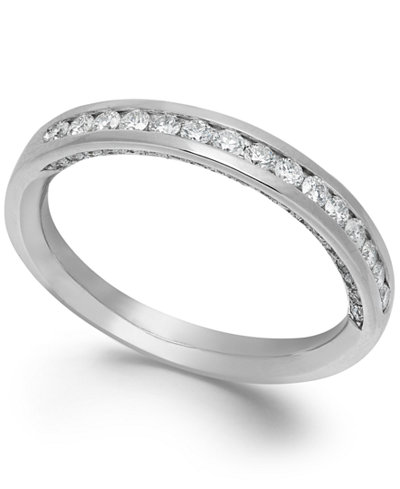 Idealmark Certified Diamond Channel Wedding Ring in Platinum (1/2 ct. t.w.)