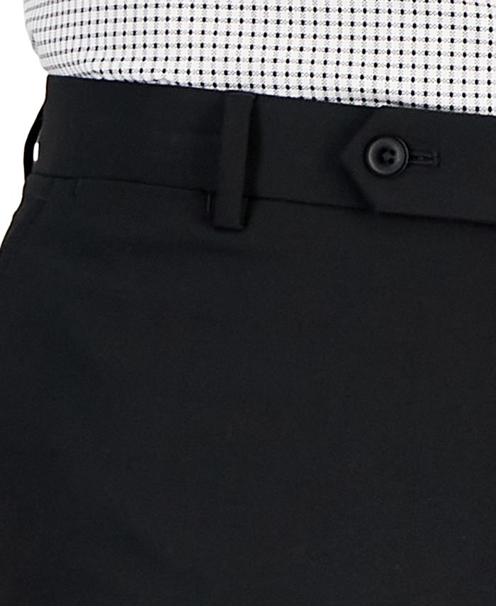 Vince Camuto Men's Stretch Printed Dress Pants Black Size 40X30