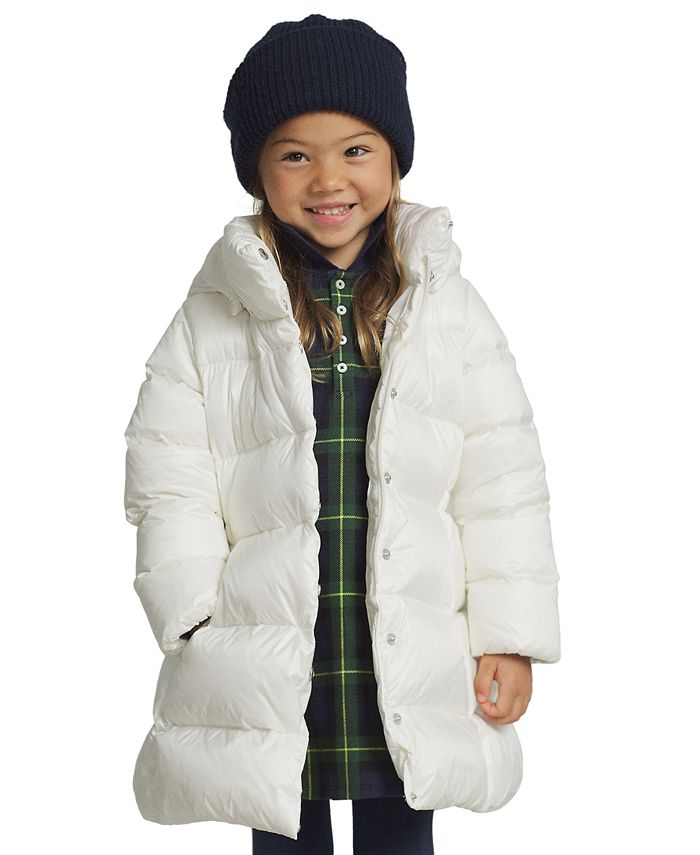 Polo Ralph Lauren Toddler and Little Girls Water-Resistant Down Long Coat &  Reviews - Coats & Jackets - Kids - Macy's