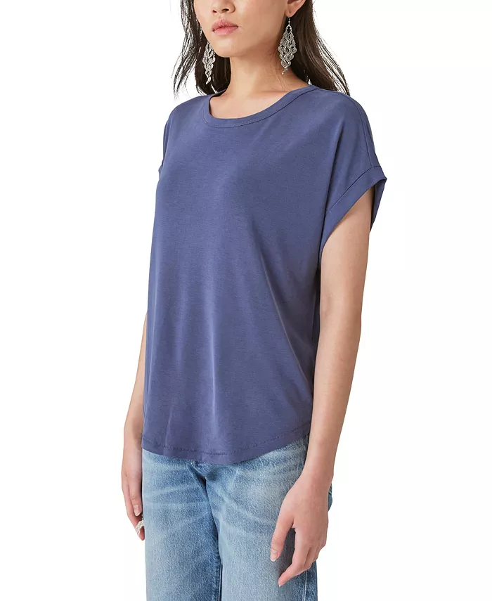 Women's Short Sleeve Sandwash Dolman T-Shirt - thumbnail 8