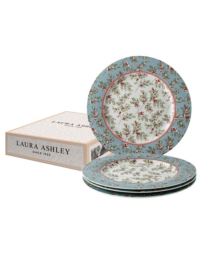 Laura Ashley Plates Stockbridge Collectables Gift Set, 4 Piece Macy's