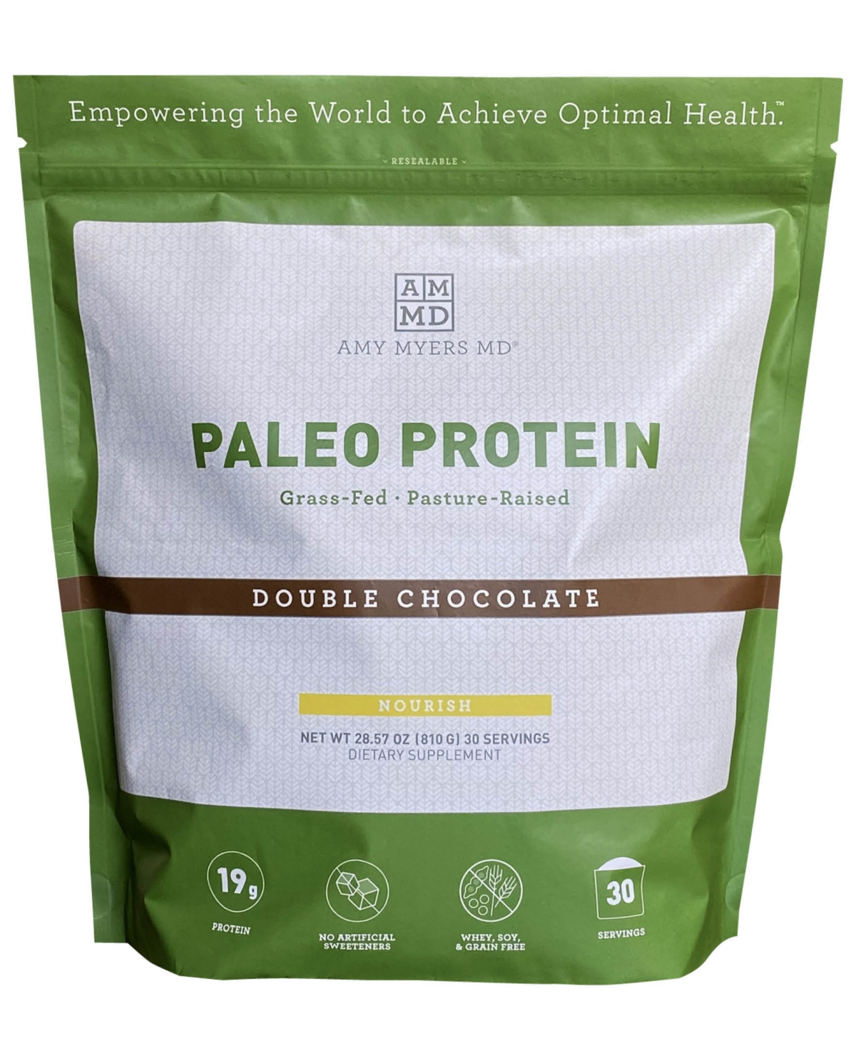 Amy Myers Md Paleo Protein - Double Chocolate In No Color