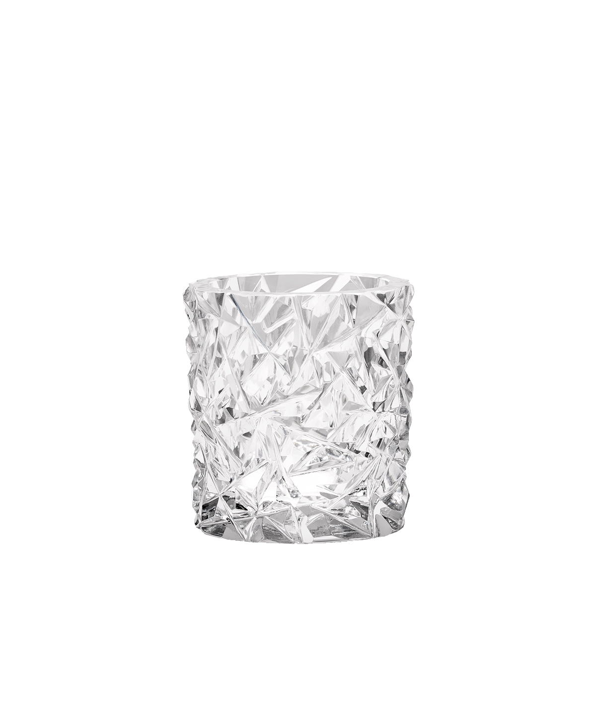 Shop Orrefors Carat Medium Candle Holder In Clear