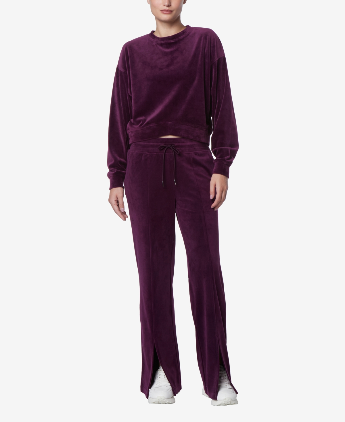 Andrew Marc Sport Women's Full Length Velvet Vented Pants