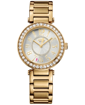 UPC 885997128865 product image for Juicy Couture Women's Luxe Couture Gold-Tone Stainless Steel Bracelet Watch 34mm | upcitemdb.com