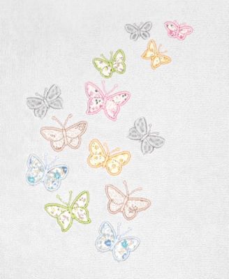 Turkish Cotton Mariposa Embellished 2-Pc. Bath Towel Set