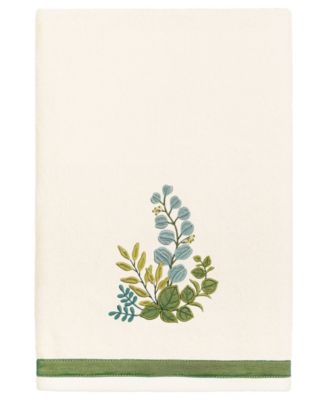 Turkish Cotton Botanica Embellished 2-Pc. Bath Towel Set