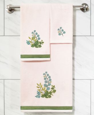 Turkish Cotton Botanica Embellished 3-Pc. Bath Towel Set