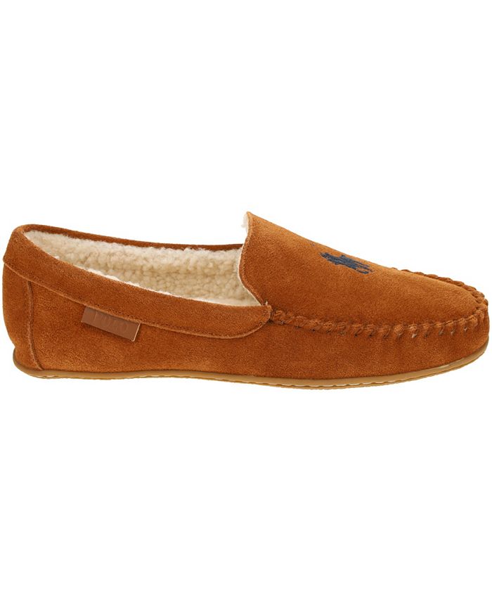 Ralph Lauren Men's Collins Moccasin Slipper Blue
