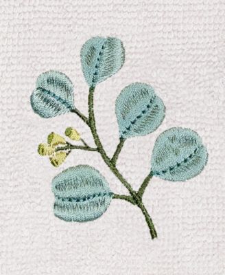 Turkish Cotton Botanica Embellished 2-Pc. Fingertip Towel Set