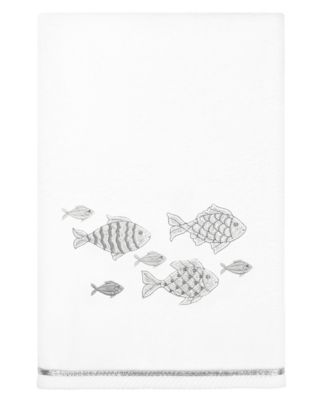 Turkish Cotton Figi Embellished 4-Pc. Bath Towel Set