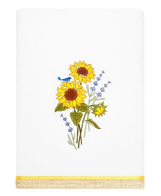 Turkish Cotton Girasol Embellished 4-Pc. Bath Towel Set