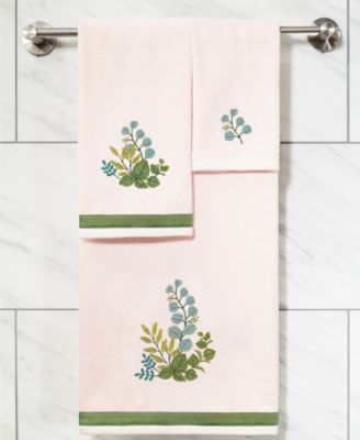 Turkish Cotton Botanica Embellished 4-Pc. Bath Towel Set