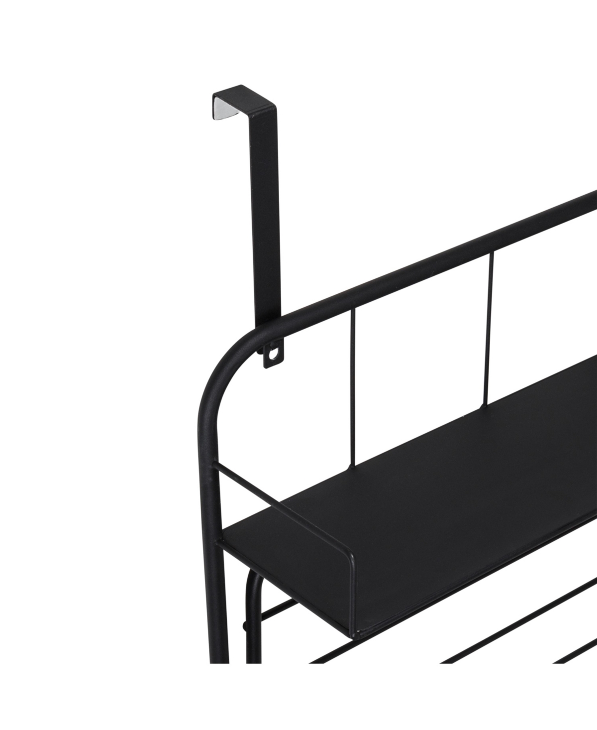 Shop Honey Can Do Collapsible Wall-mounted Clothes Drying Rack With Shelf In Black