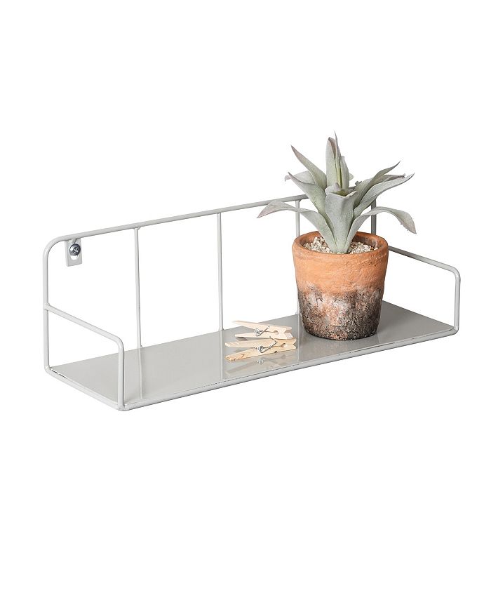 Honey Can Do Small Metal Floating Wall Shelf Macy's