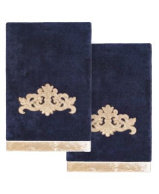 Turkish Cotton May Embellished 2-Pc. Bath Towel Set