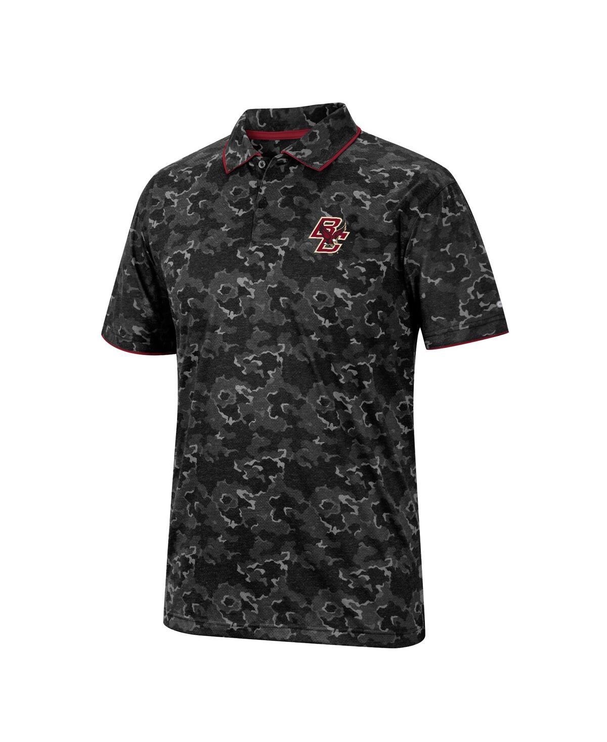 Men's ColosseumBoston College Eagles Speedman Polo Shirt - Black
