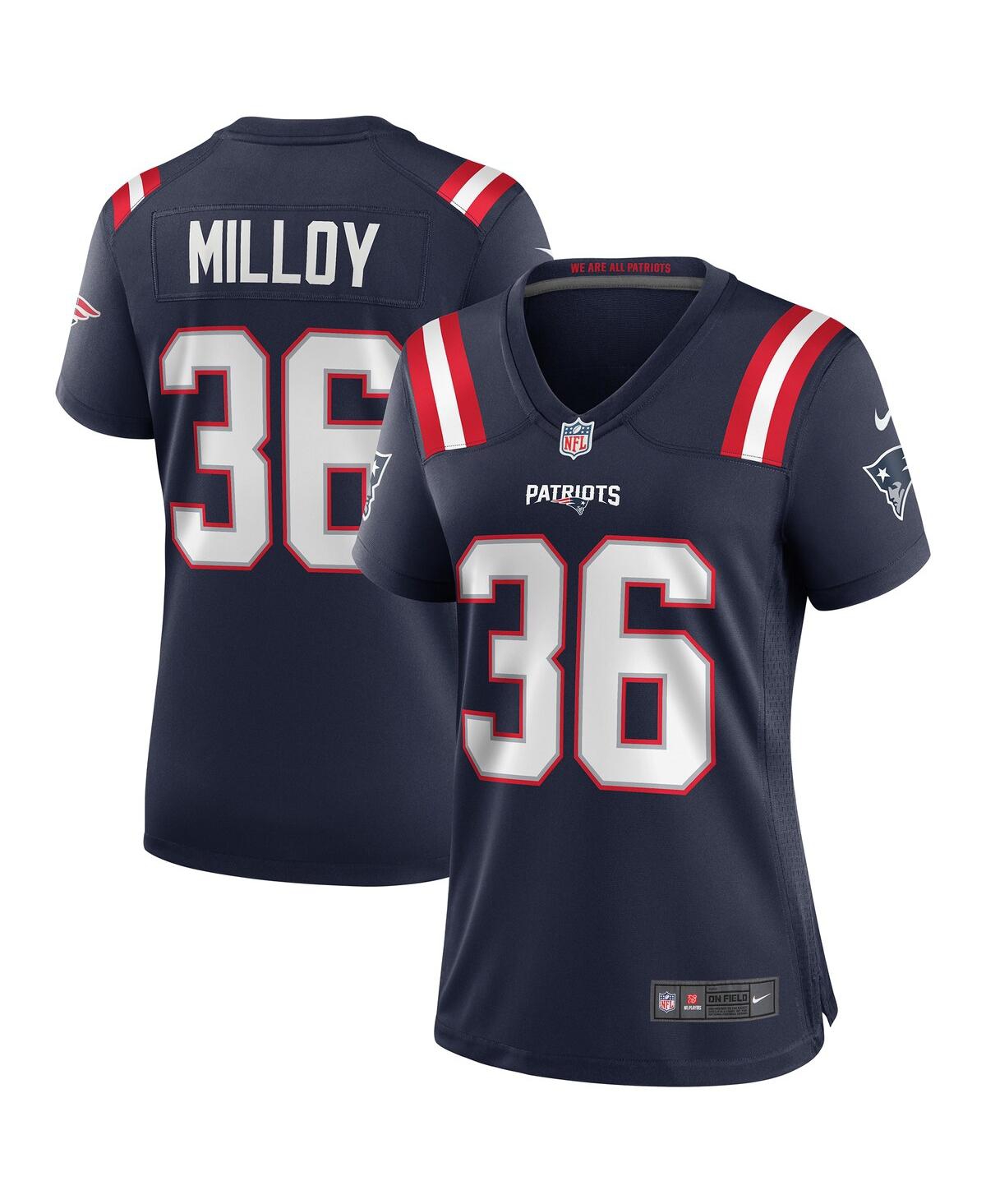 Women's Nike Lawyer MilloyNew England Patriots Game Retired Player Jersey - Navy