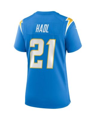 Women's John Hadl Powder Blue Los Angeles Chargers Game Retired Player Jersey