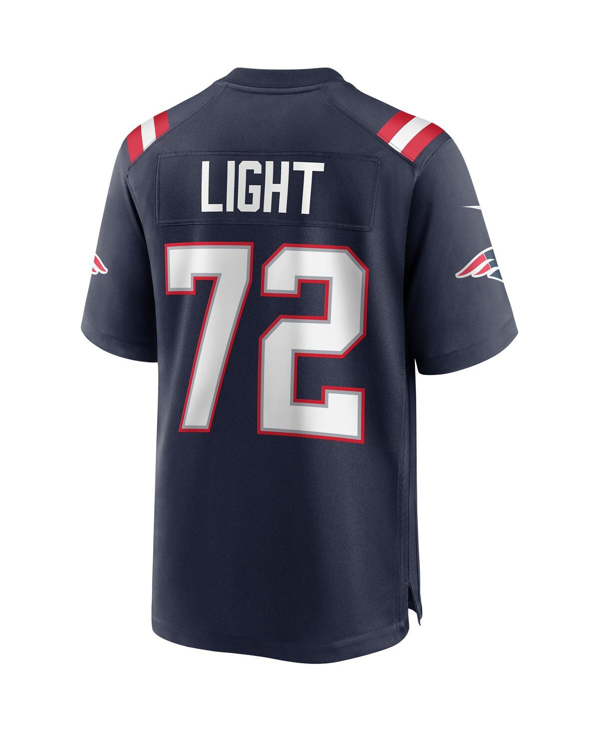 Men's Nike Matt LightNew England Patriots Game Retired Player Jersey - Navy