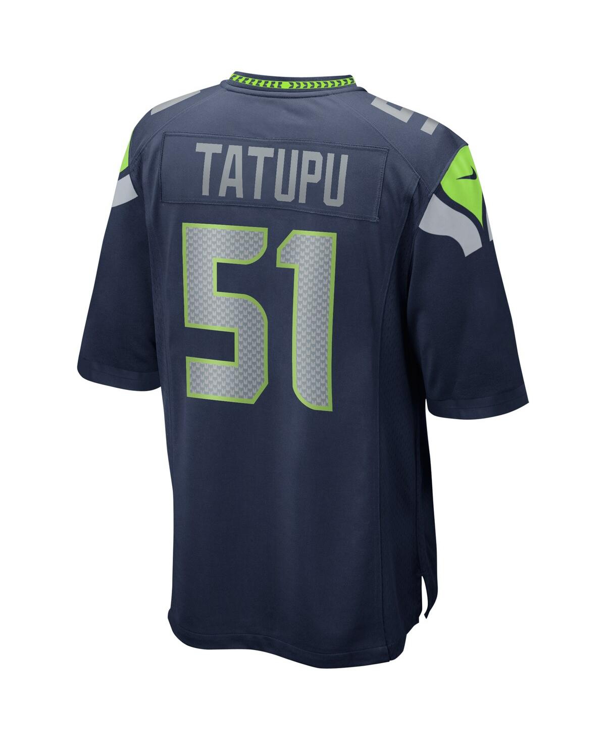Men's Nike Lofa TatupuSeattle Seahawks Game Retired Player Jersey - College Navy