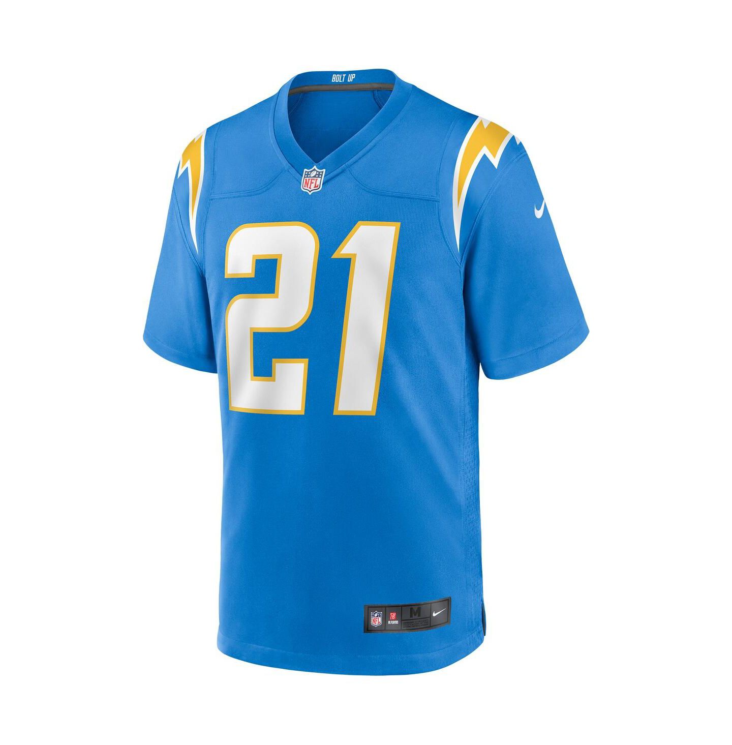 Мужской топ Nike LaDainian Tomlinson Powder Blue Los Angeles Chargers Game Retired Player Jersey — фото 3