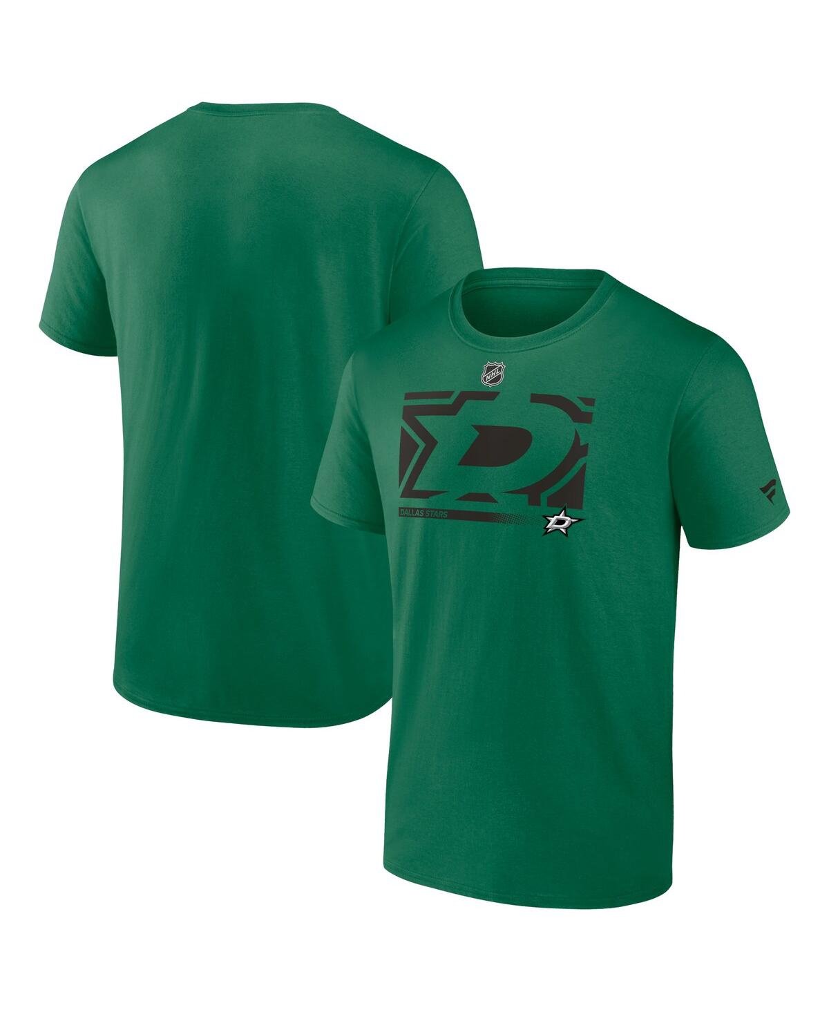 Fanatics Men's  Branded Kelly Green Dallas Stars Authentic Pro Core Collection Secondary T-shirt