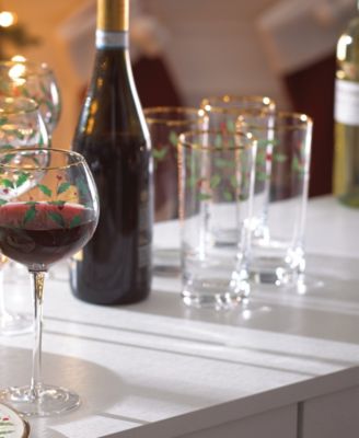 Holiday Highball Glasses, Set of 4