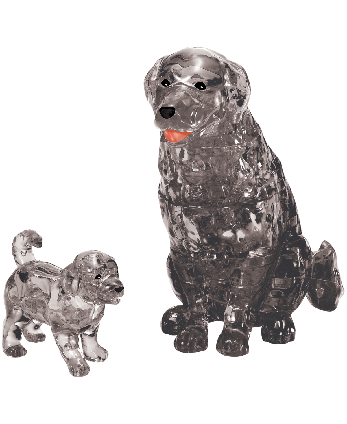 Bepuzzled Kids' 3d Crystal Dog Puppy Puzzle Set, 47 Pieces In Multi Color