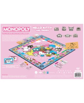USAopoly Monopoly Hello Kitty and Friends Edition Set, 116 Piece