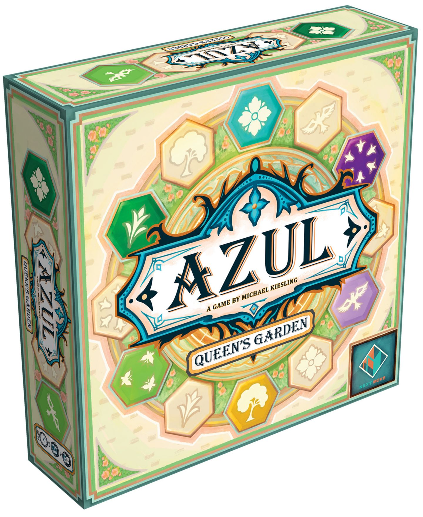 Детские настольные игры Next Move Games Azul Queen's Garden 182-Piece Strategy Family Board Game, Ages 10+ — фото 1